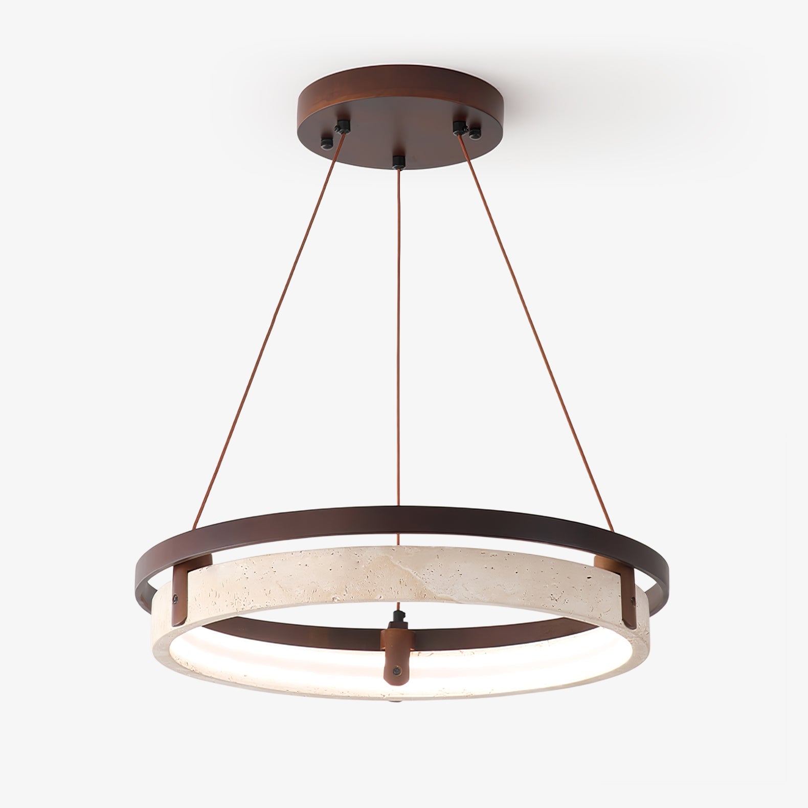 Orbit Travertine Pendant Light - DEPRIMO