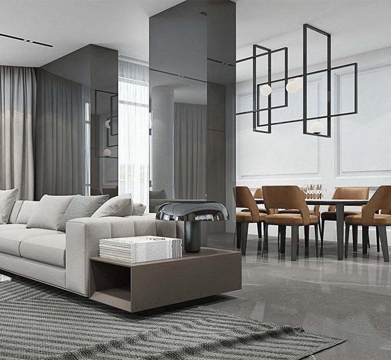 Стельовий світильник Mondrian Glass