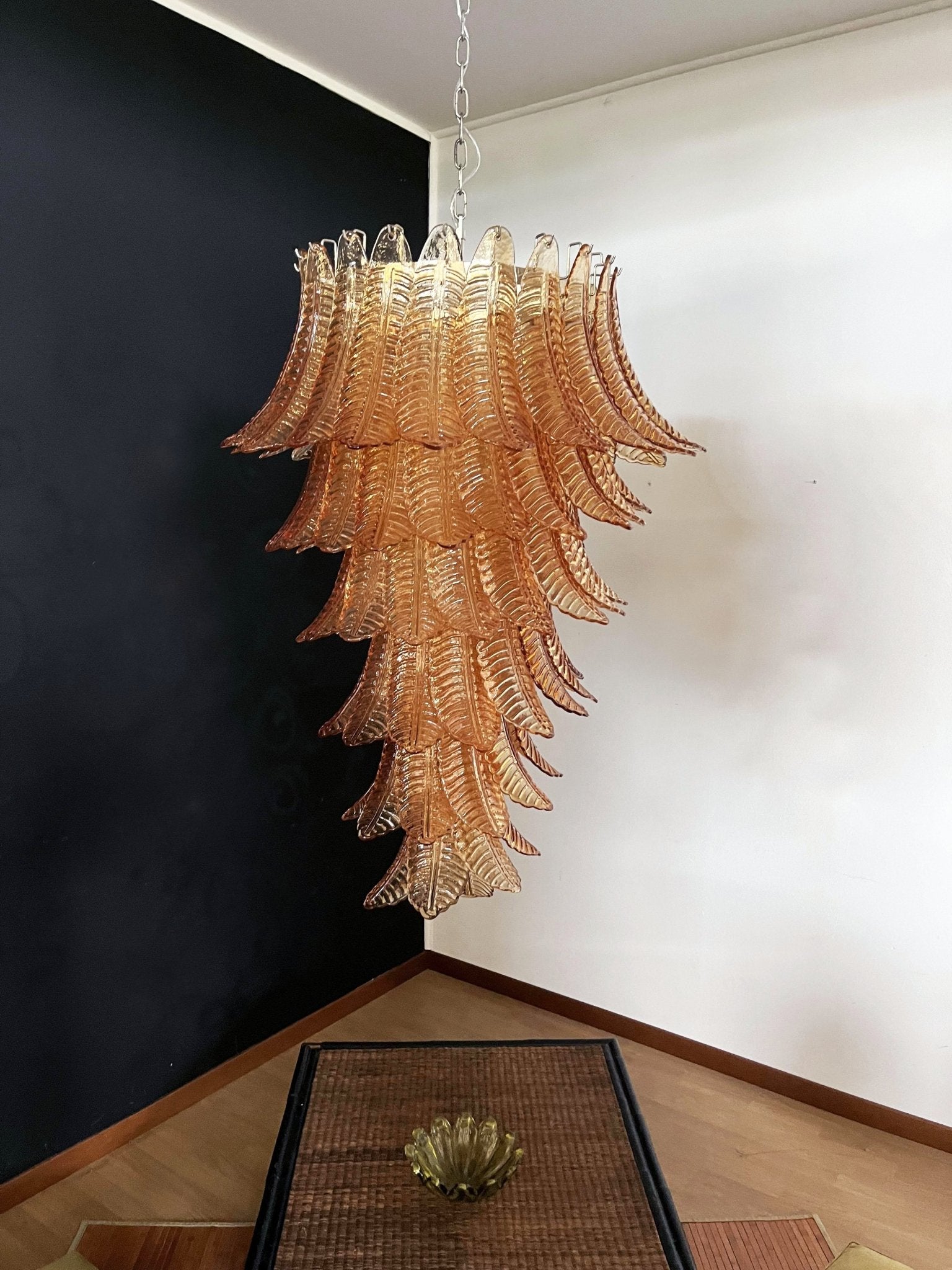 Хрустальная люстра Rosalind Murano Amber