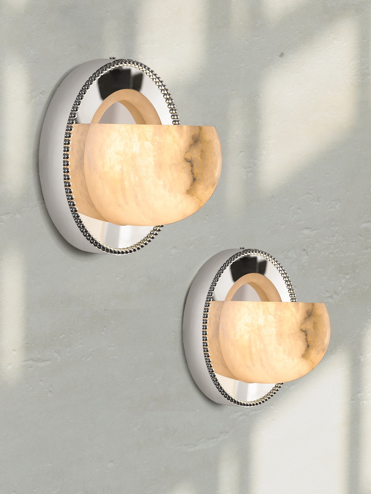 Настінний світильник Orbit Pearl Alabaster