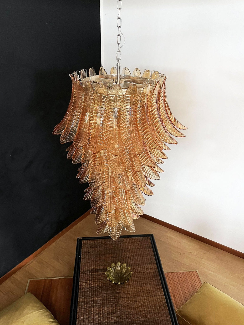 Хрустальная люстра Rosalind Murano Amber