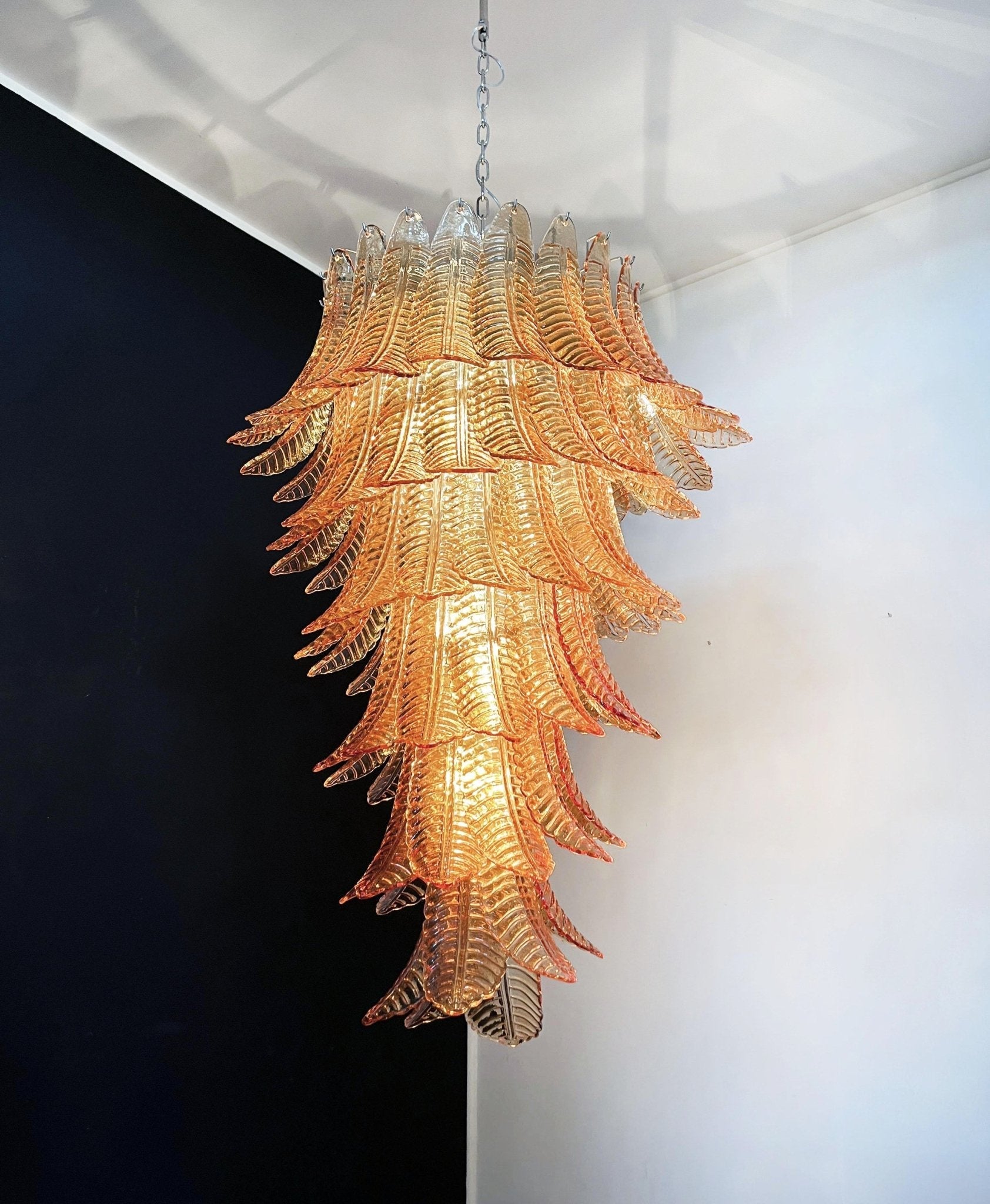 Хрустальная люстра Rosalind Murano Amber
