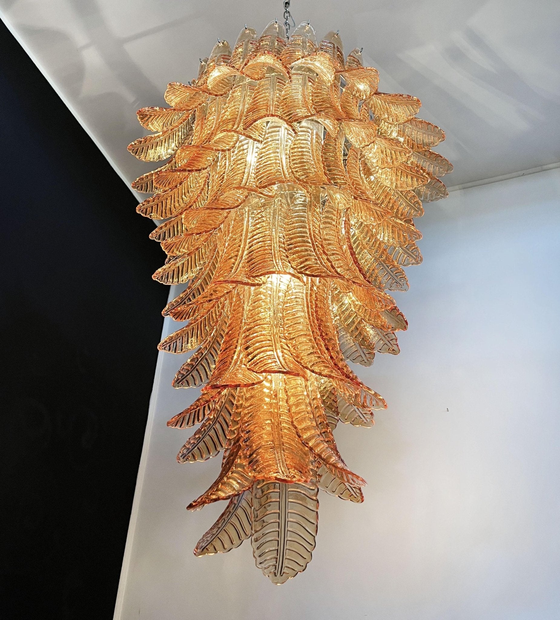 Хрустальная люстра Rosalind Murano Amber