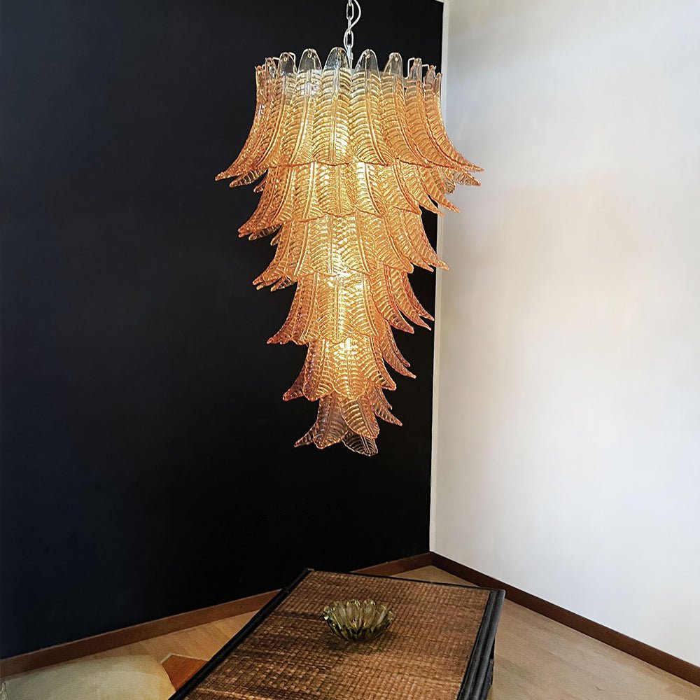 Хрустальная люстра Rosalind Murano Amber