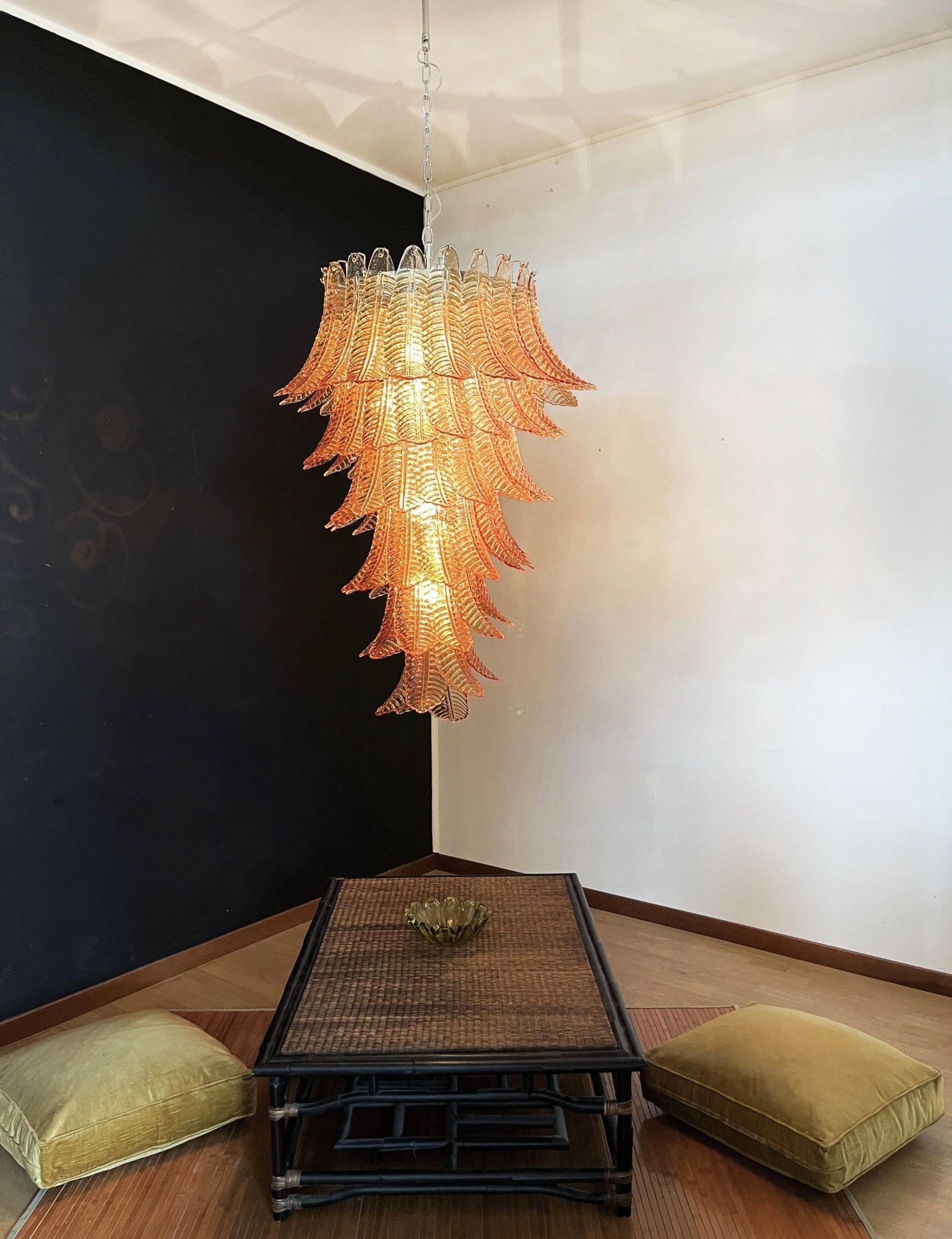 Хрустальная люстра Rosalind Murano Amber