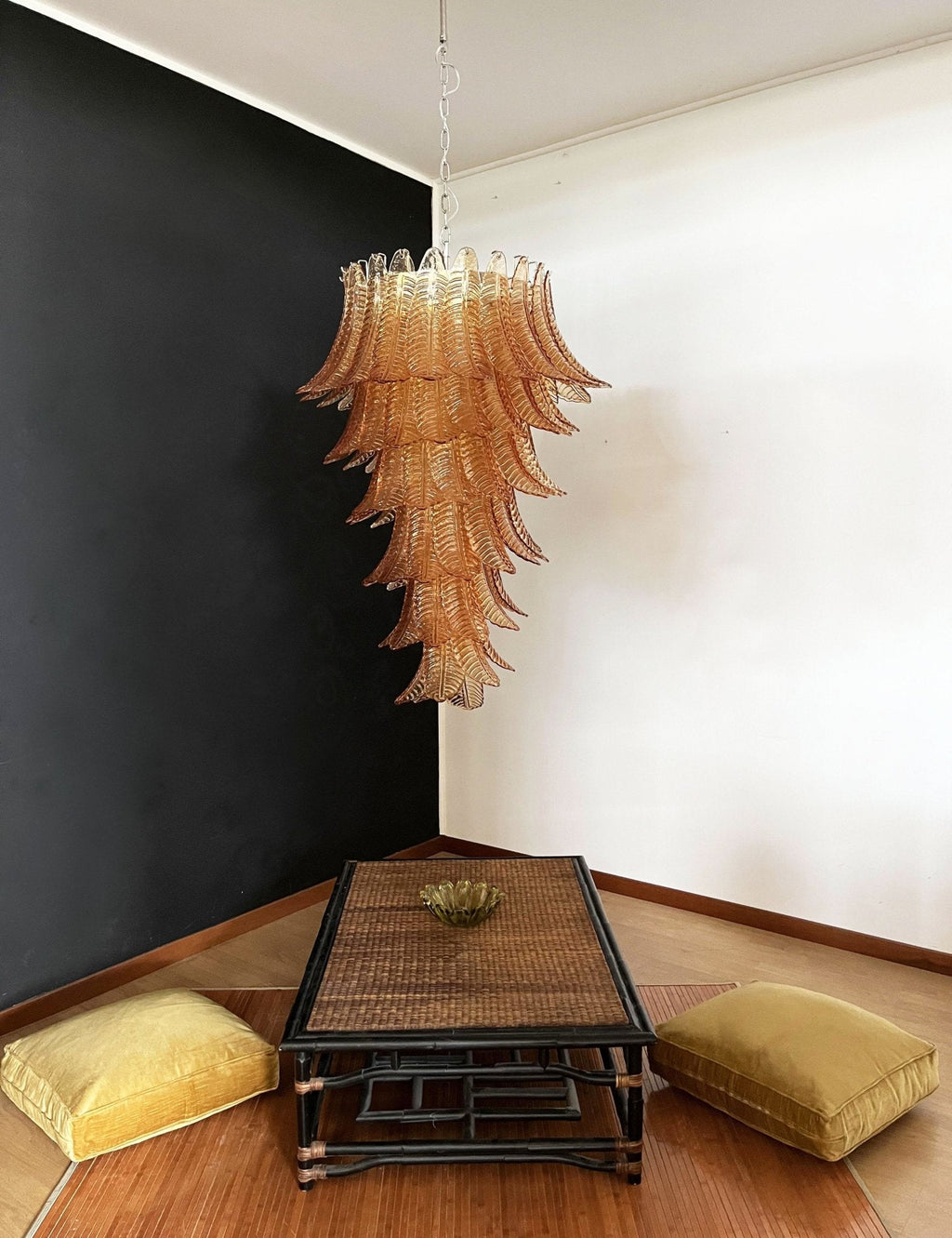 Хрустальная люстра Rosalind Murano Amber