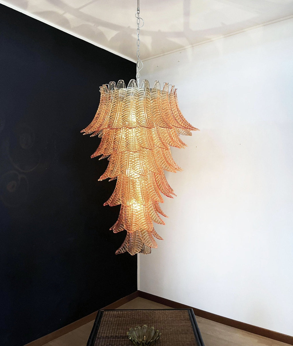 Хрустальная люстра Rosalind Murano Amber