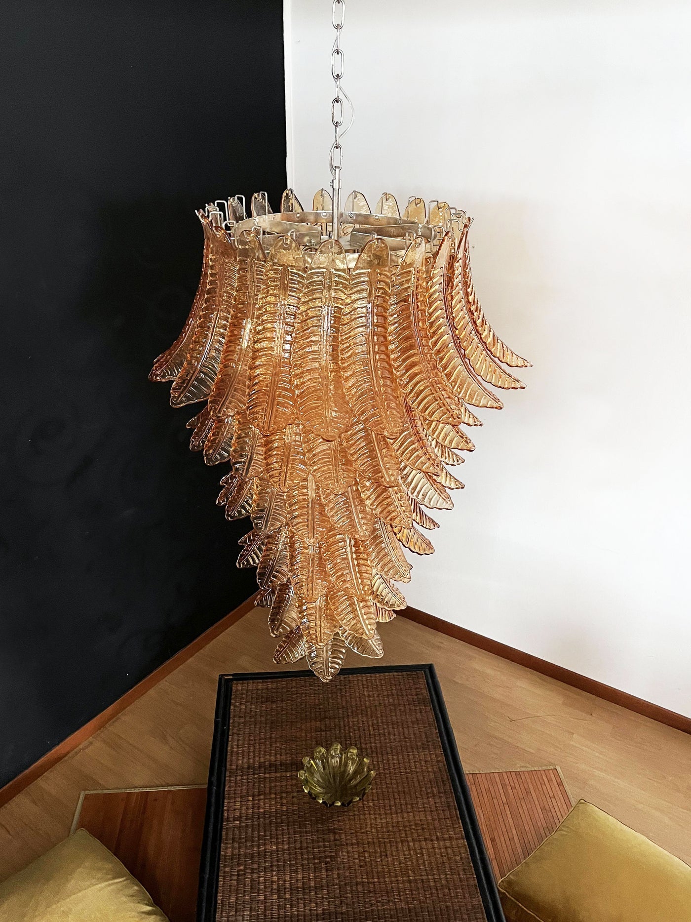 Хрустальная люстра Rosalind Murano Amber