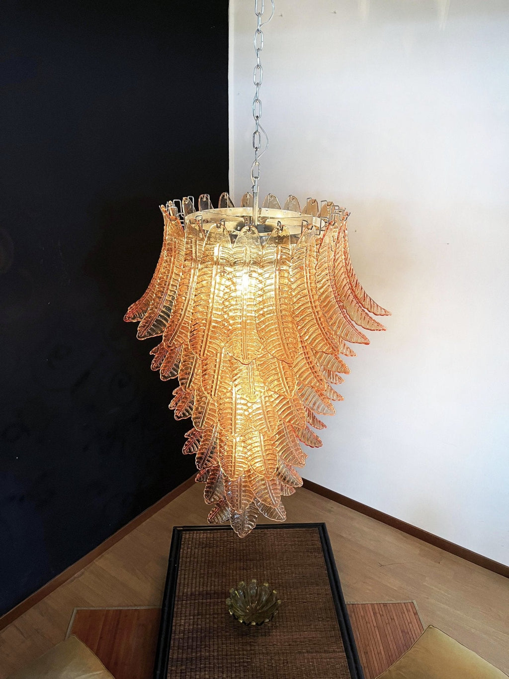 Хрустальная люстра Rosalind Murano Amber