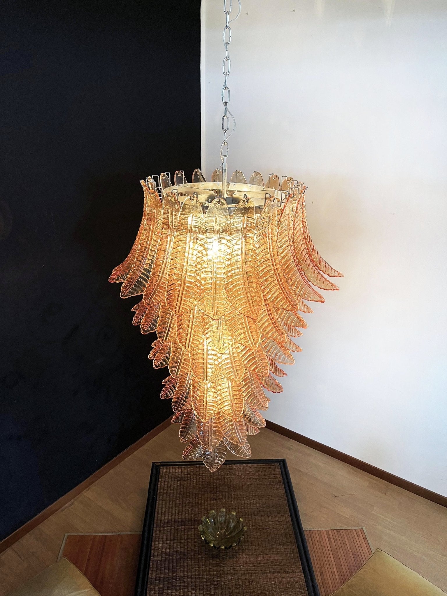 Хрустальная люстра Rosalind Murano Amber