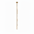 Brass Glass Drop Chandelier - DEPRIMO