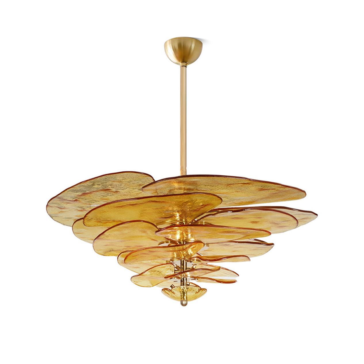 Люстра Petals Gold Murano