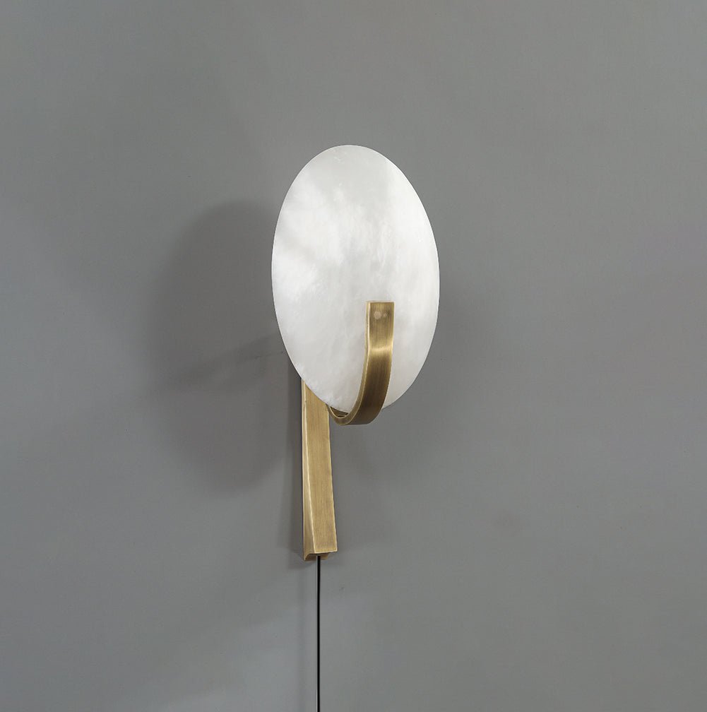 Alice Alabaster Plug - in Wall Lamp - DEPRIMO