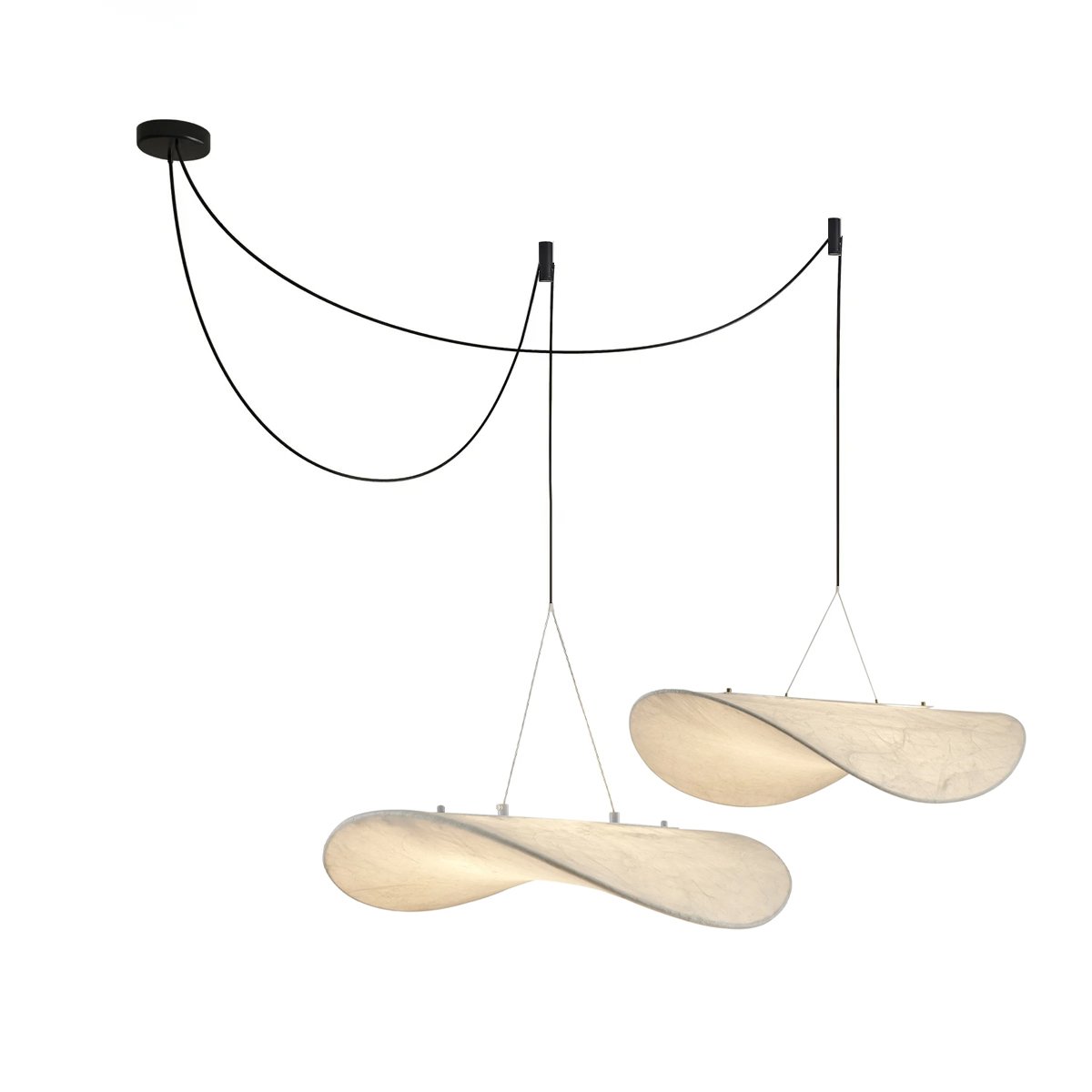Tense Silk Pendant Light - DEPRIMO
