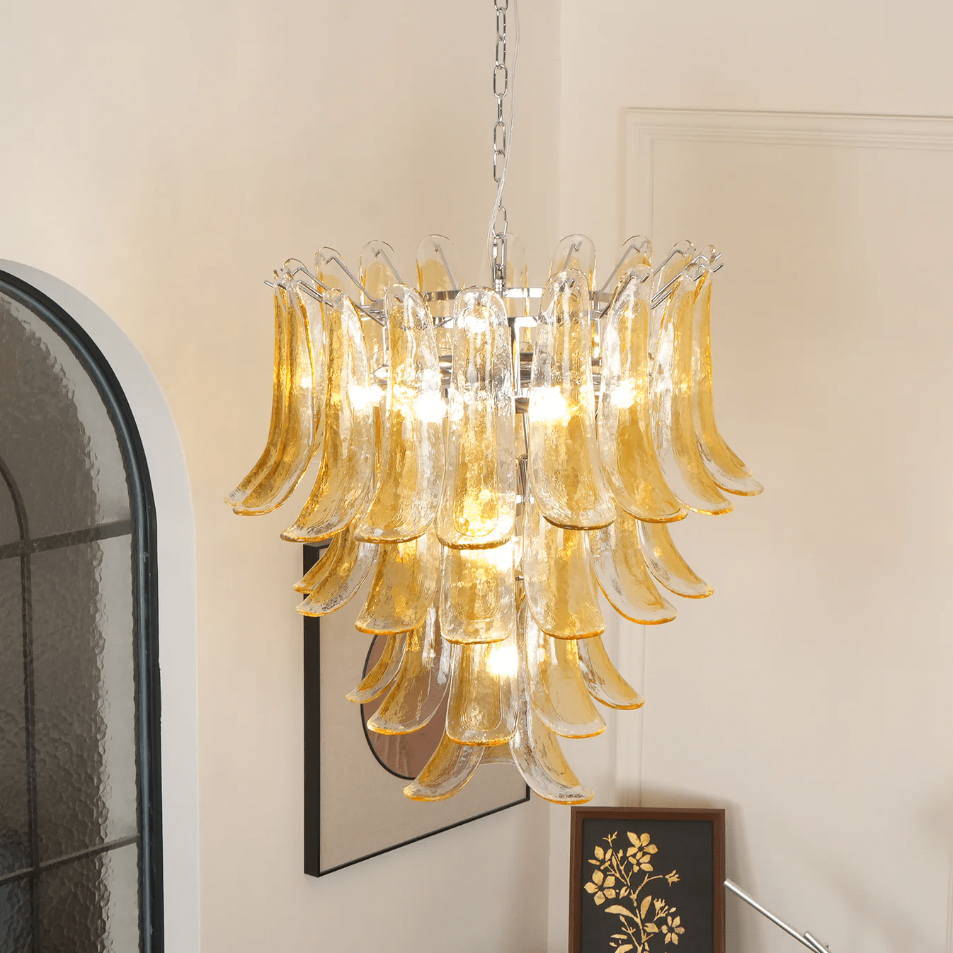 Люстра Murano Amber Lily