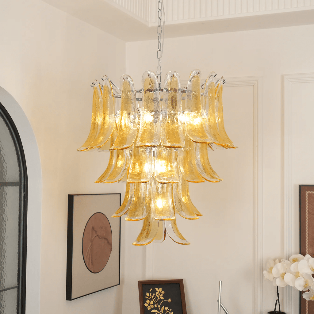Люстра Murano Amber Lily