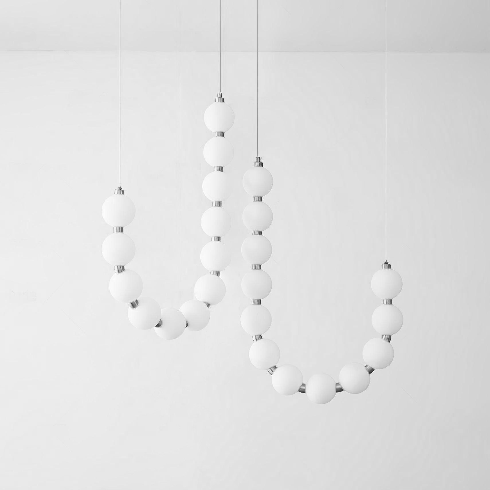 Acrylic Pearl Necklace Chandelier - DEPRIMO