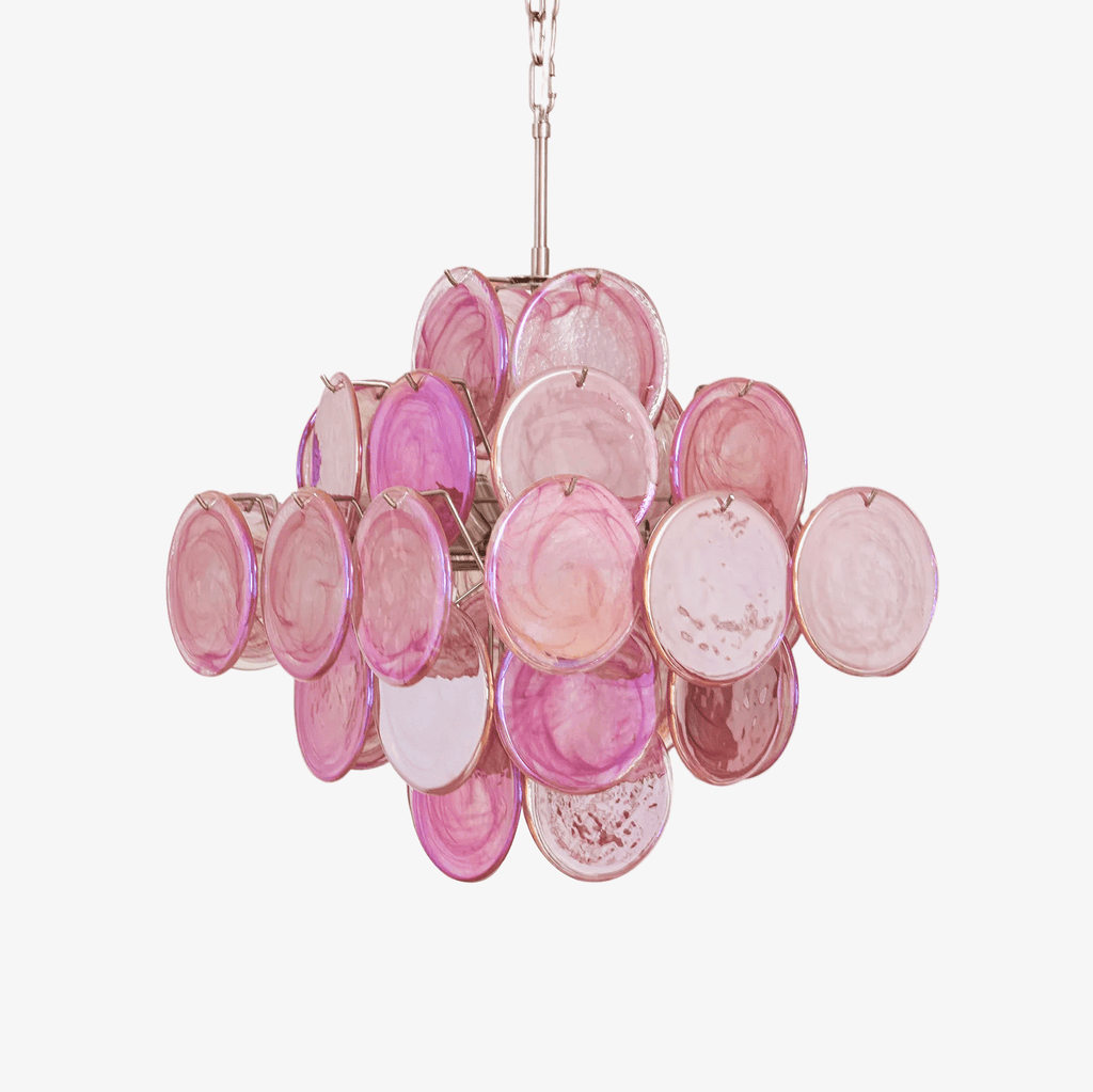 Люстра Aurelia Pink з муранського скла
