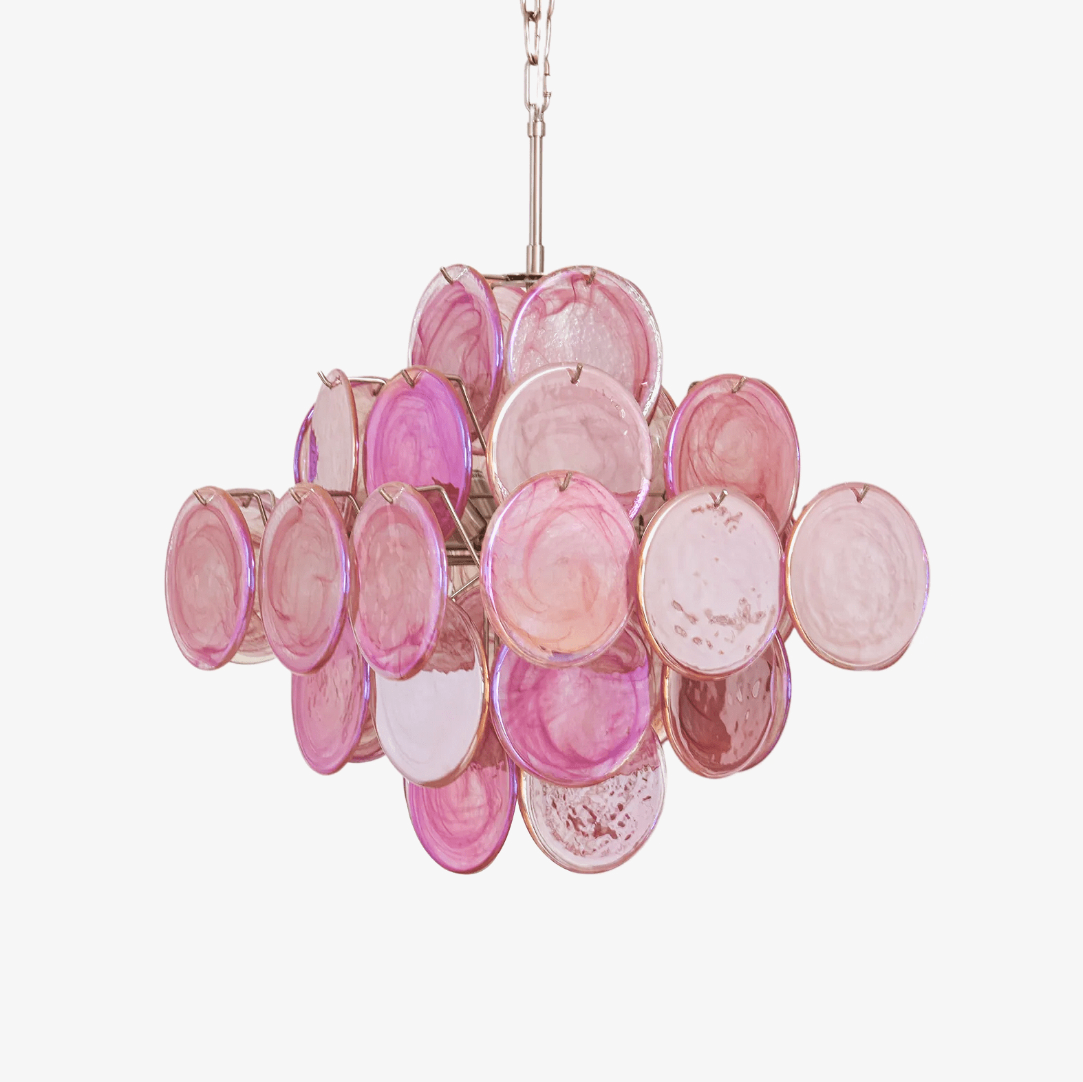 Люстра Aurelia Pink з муранського скла