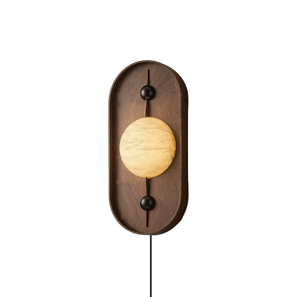 Настінний світильник Bezel Alabaster Plug-in
