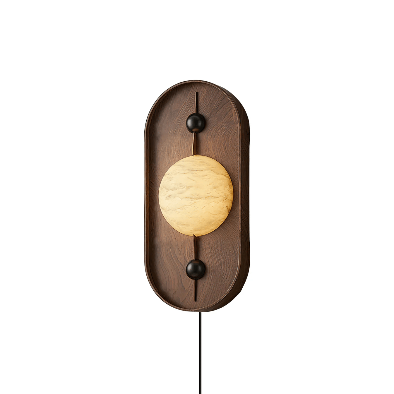 Настінний світильник Bezel Alabaster Plug-in