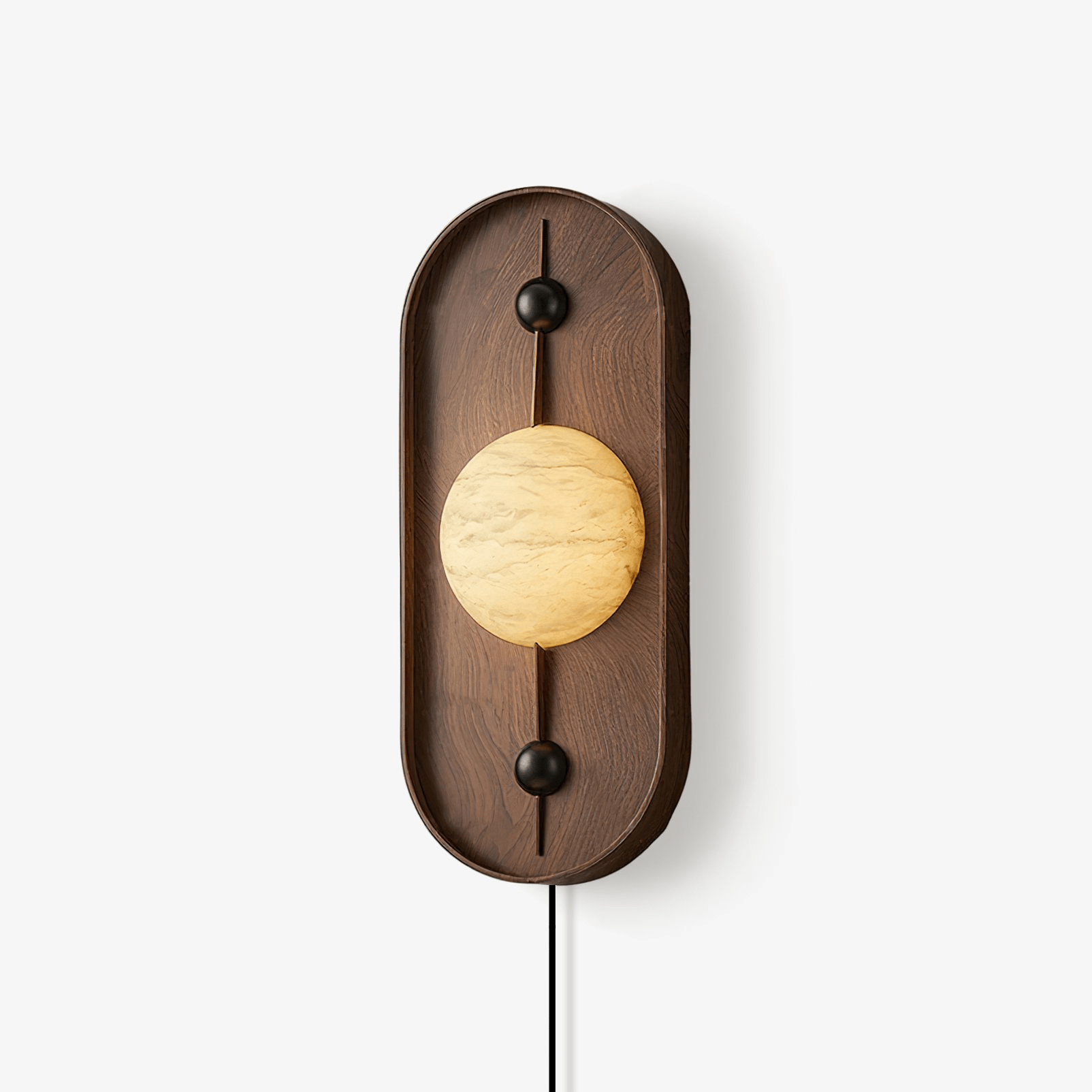 Настінний світильник Bezel Alabaster Plug-in