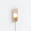 Elysian Travertine Plug - in Wall Light - Vakkerlight