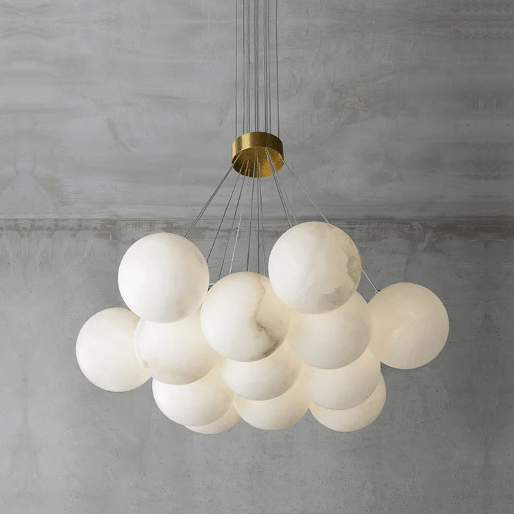 Alabaster Balls Chandelier - DEPRIMO