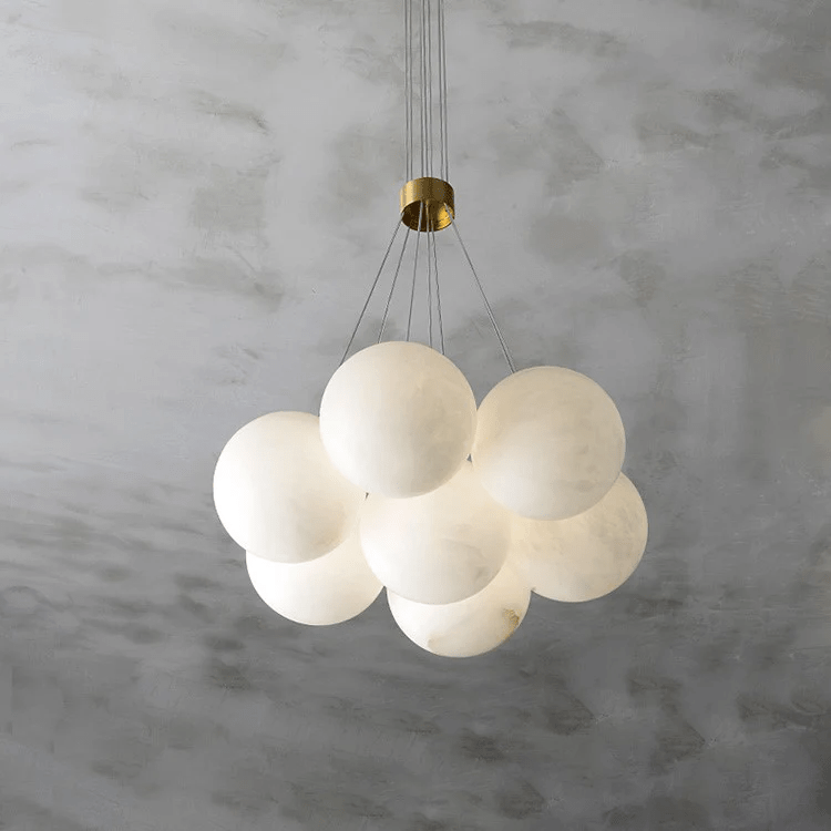 Alabaster Balls Chandelier - DEPRIMO