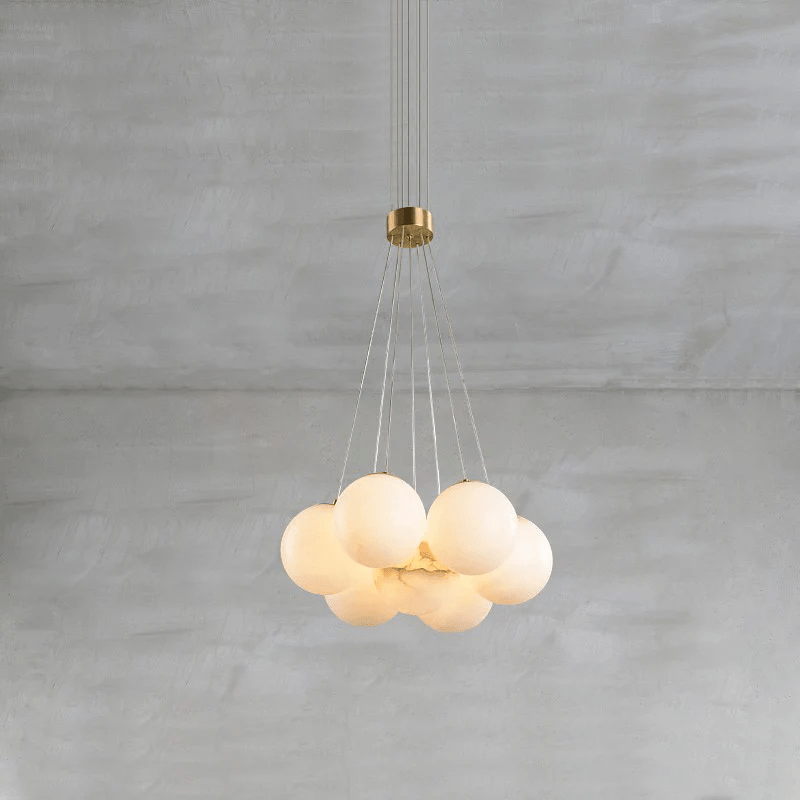 Alabaster Balls Chandelier - DEPRIMO