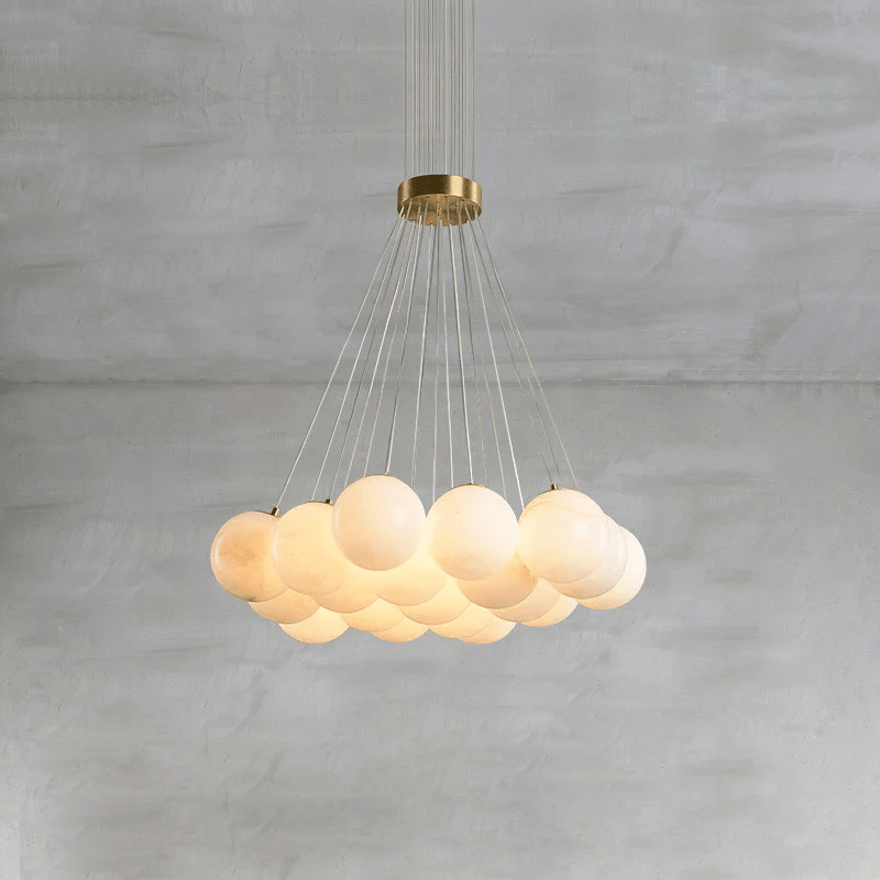 Alabaster Balls Chandelier - DEPRIMO
