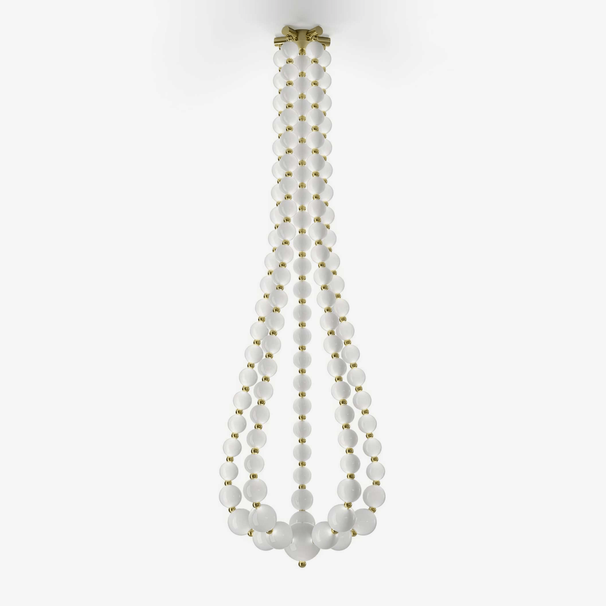 Halti Necklace Acrylic Chandelier - Vakkerlight