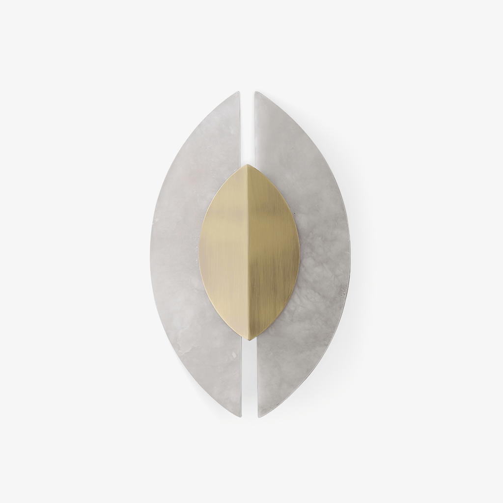 Настінний світильник Solari Alabaster Leaf Sconce