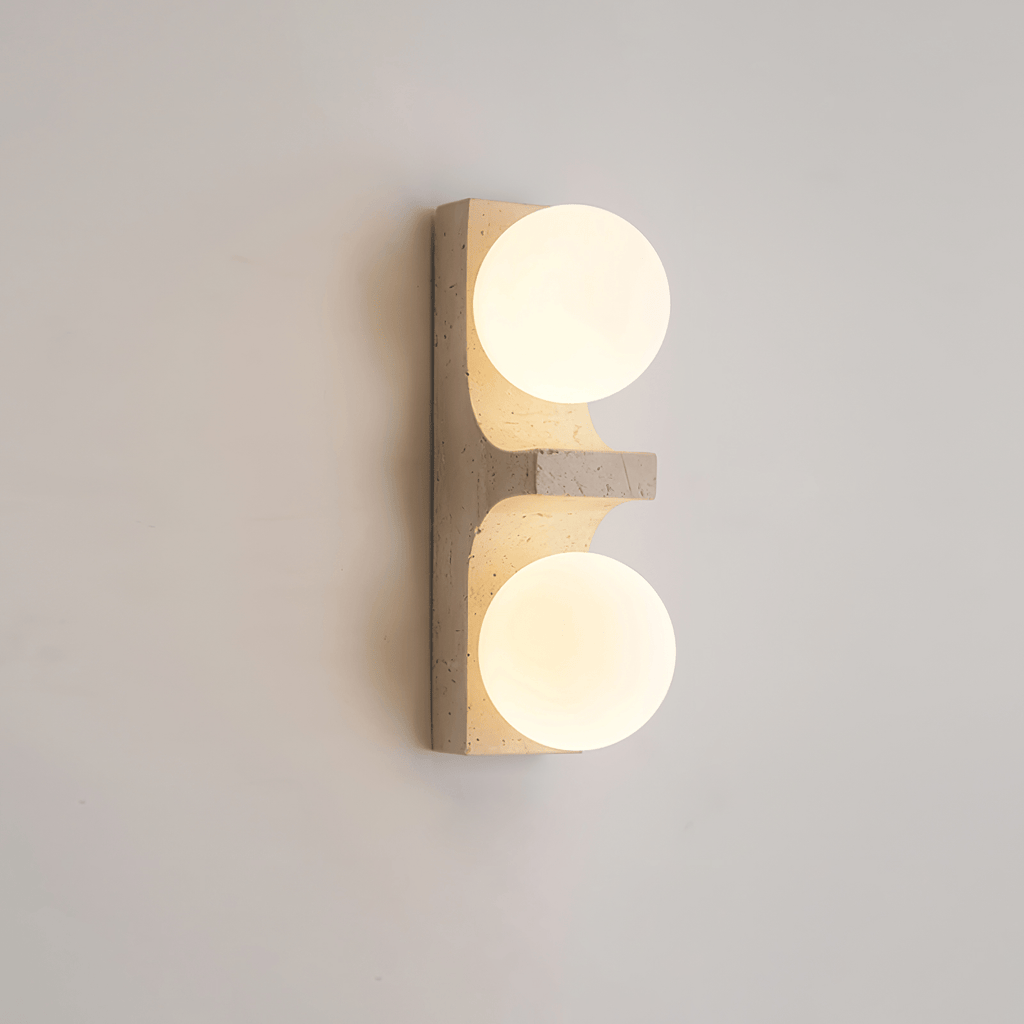 Cirra Travertine Wall Light - DEPRIMO