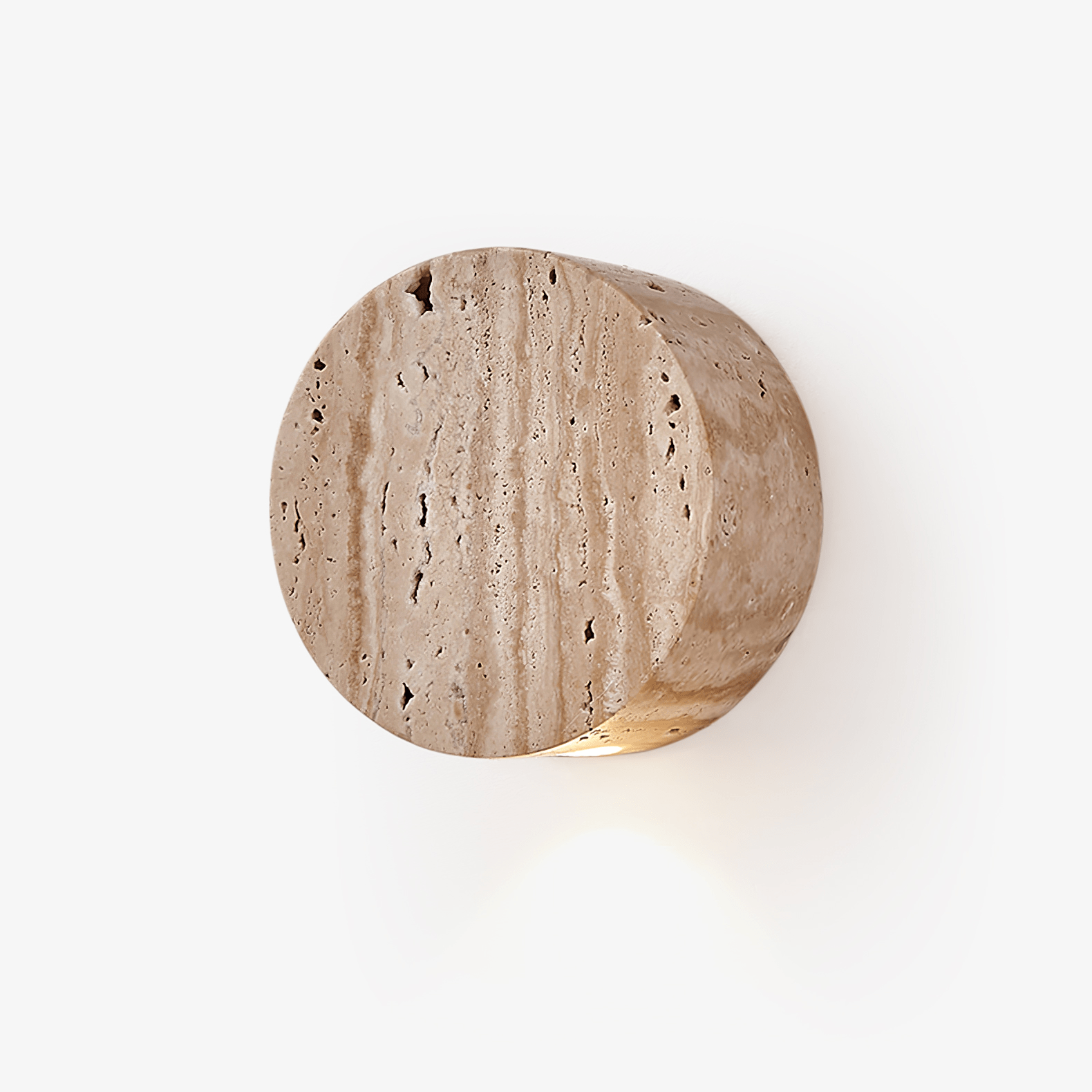 Caelan Travertine Wall Sconce - DEPRIMO