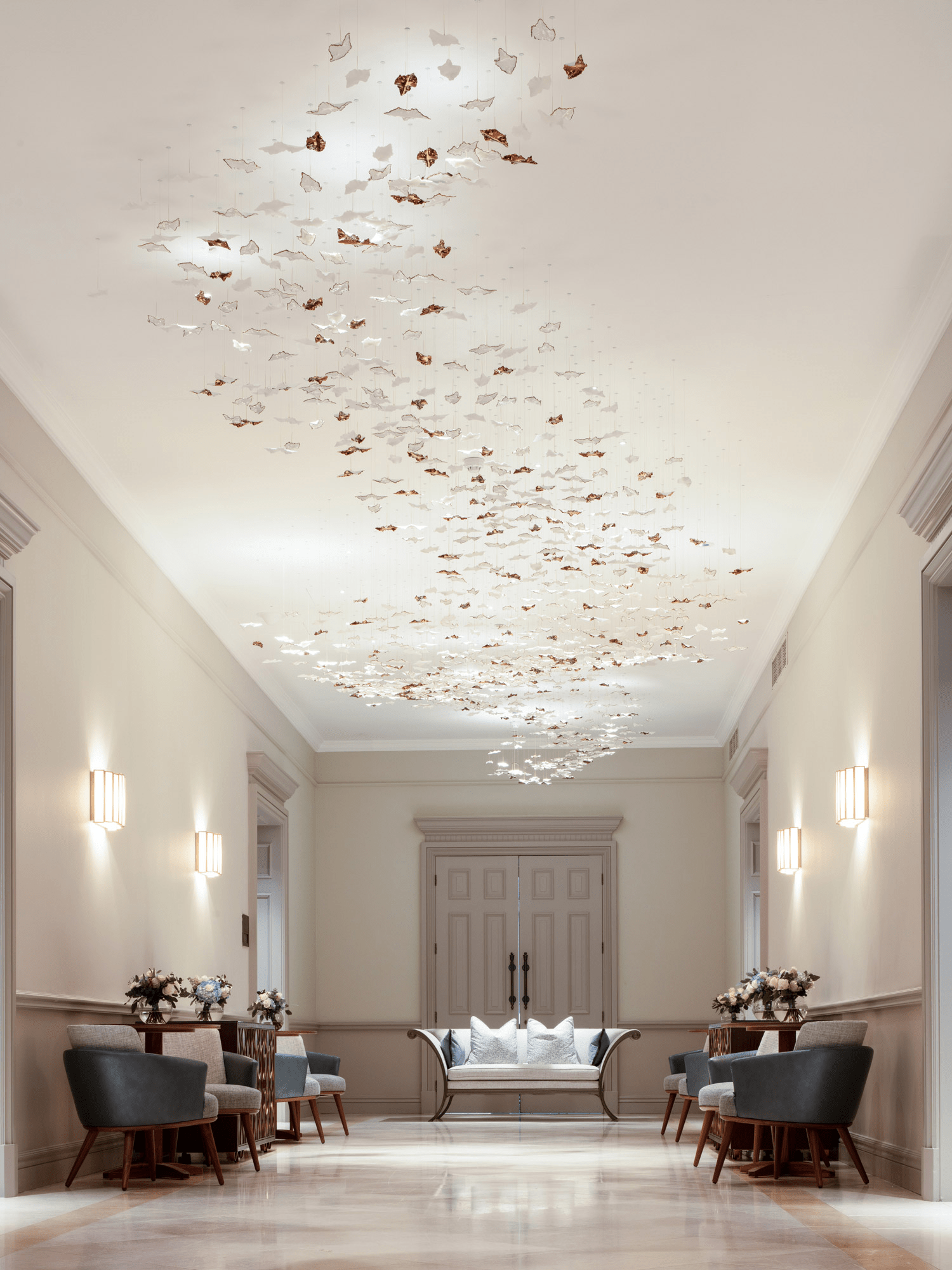 Leaf Twisted Sculptural Customize Chandelier - DEPRIMO