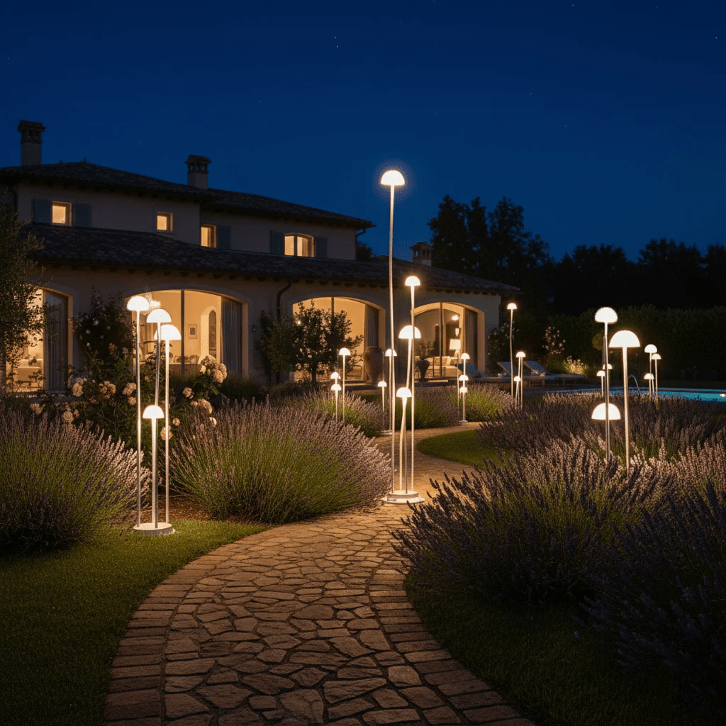 Mushroom Outdoor Lamp