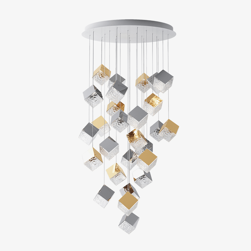 Каскадная люстра Cubic Luster