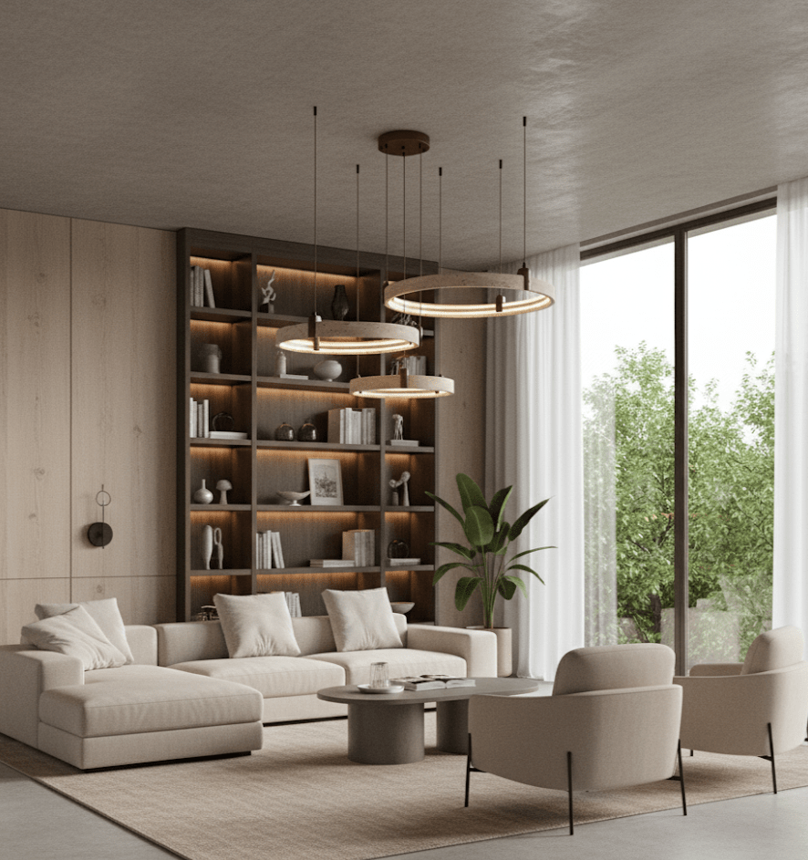 Люстра Celestial Orbit Travertine