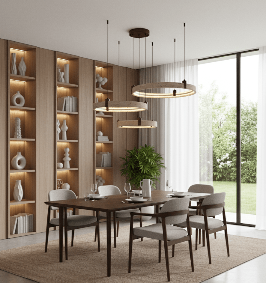 Люстра Celestial Orbit Travertine