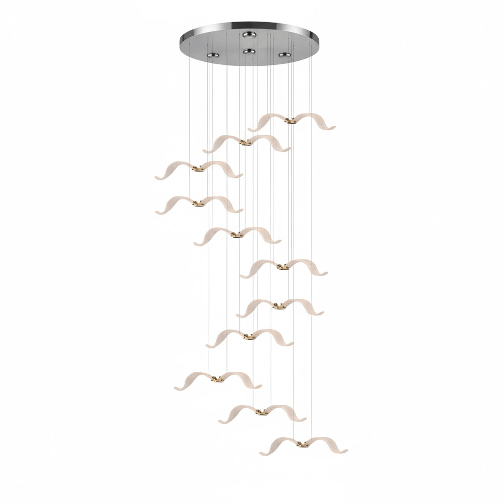 Large Seagull Chandelier - DEPRIMO