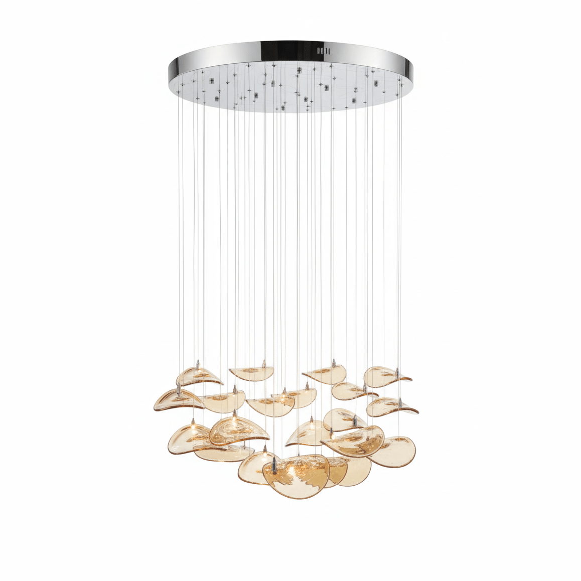 Wave Floating Leaf Chandelier - DEPRIMO