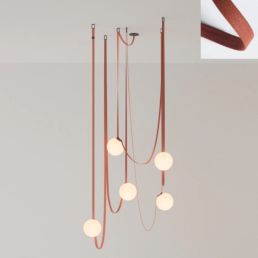 Multiple Belt Art Pendant Light - DEPRIMO