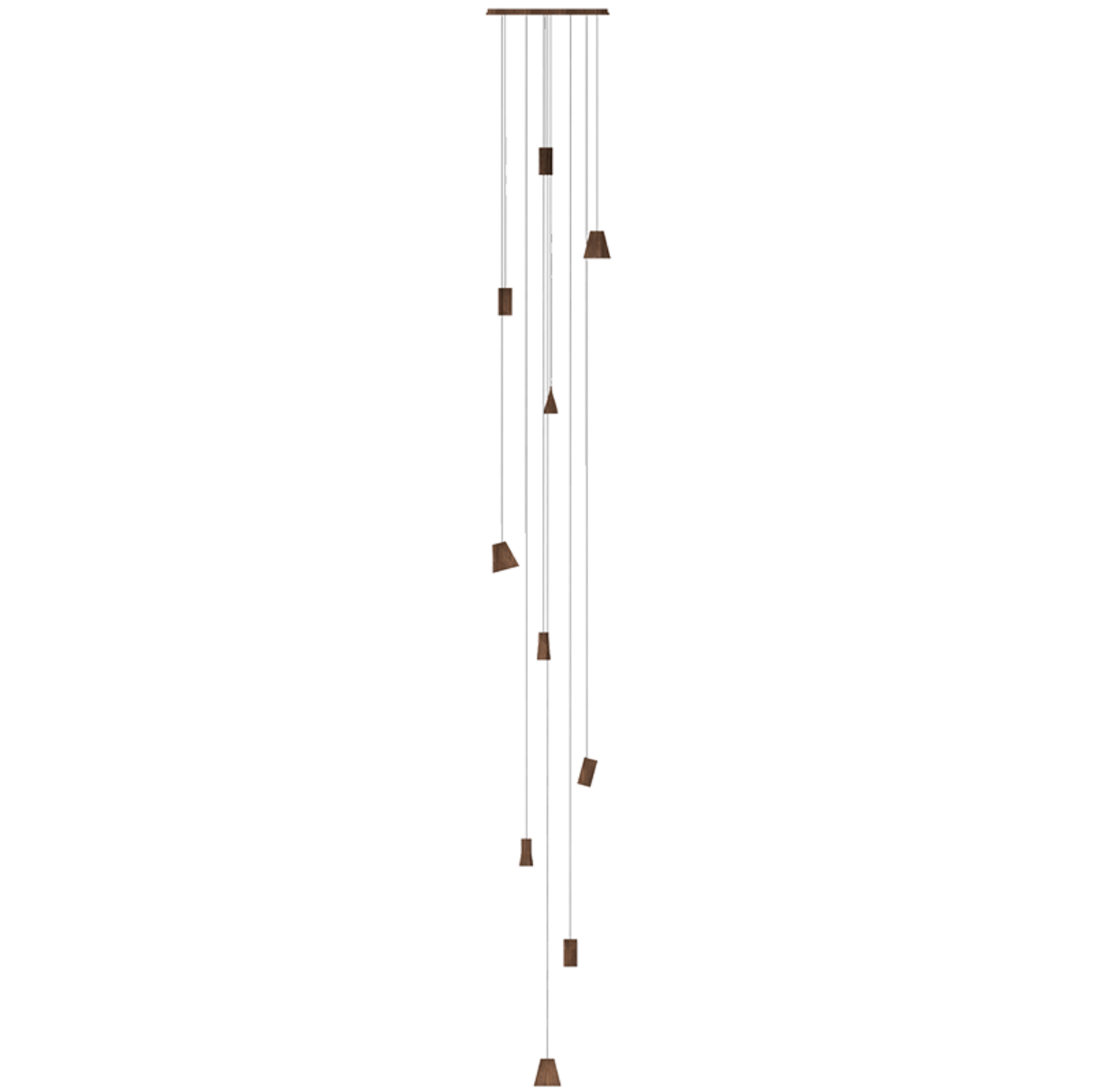 Nordic Tilted Wood Pendant Light - Vakkerlight