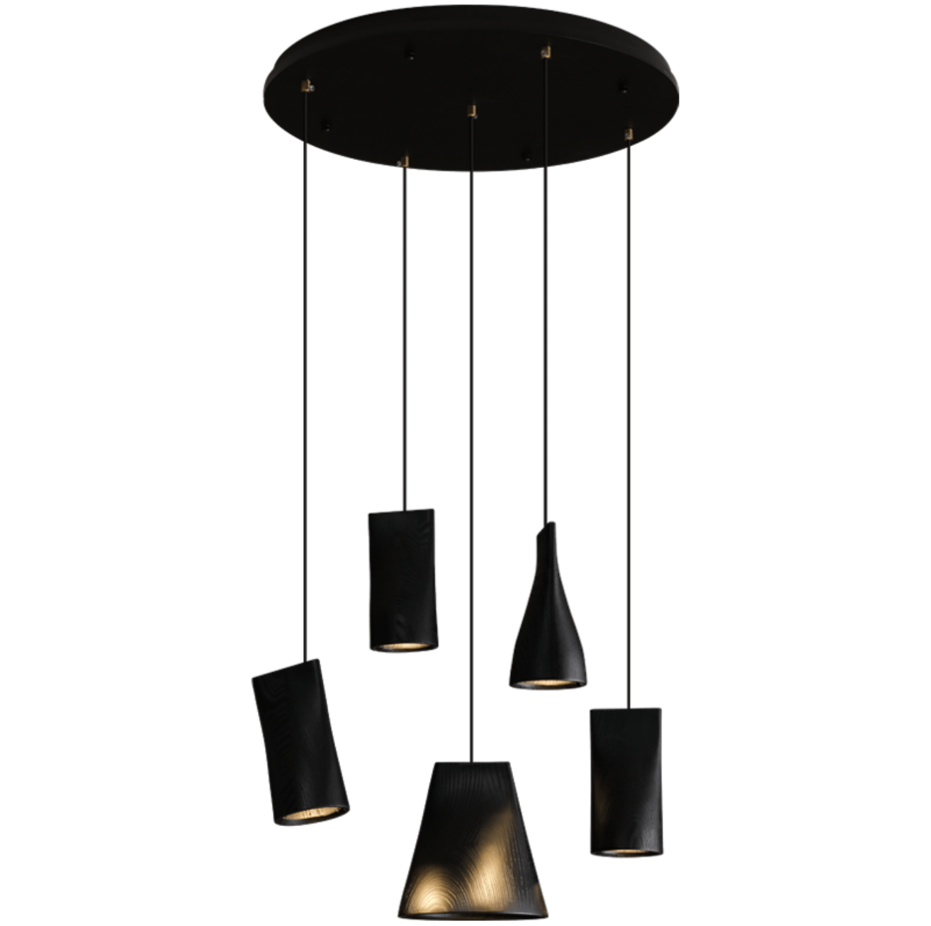 Nordic Tilted Wood Pendant Light - Vakkerlight