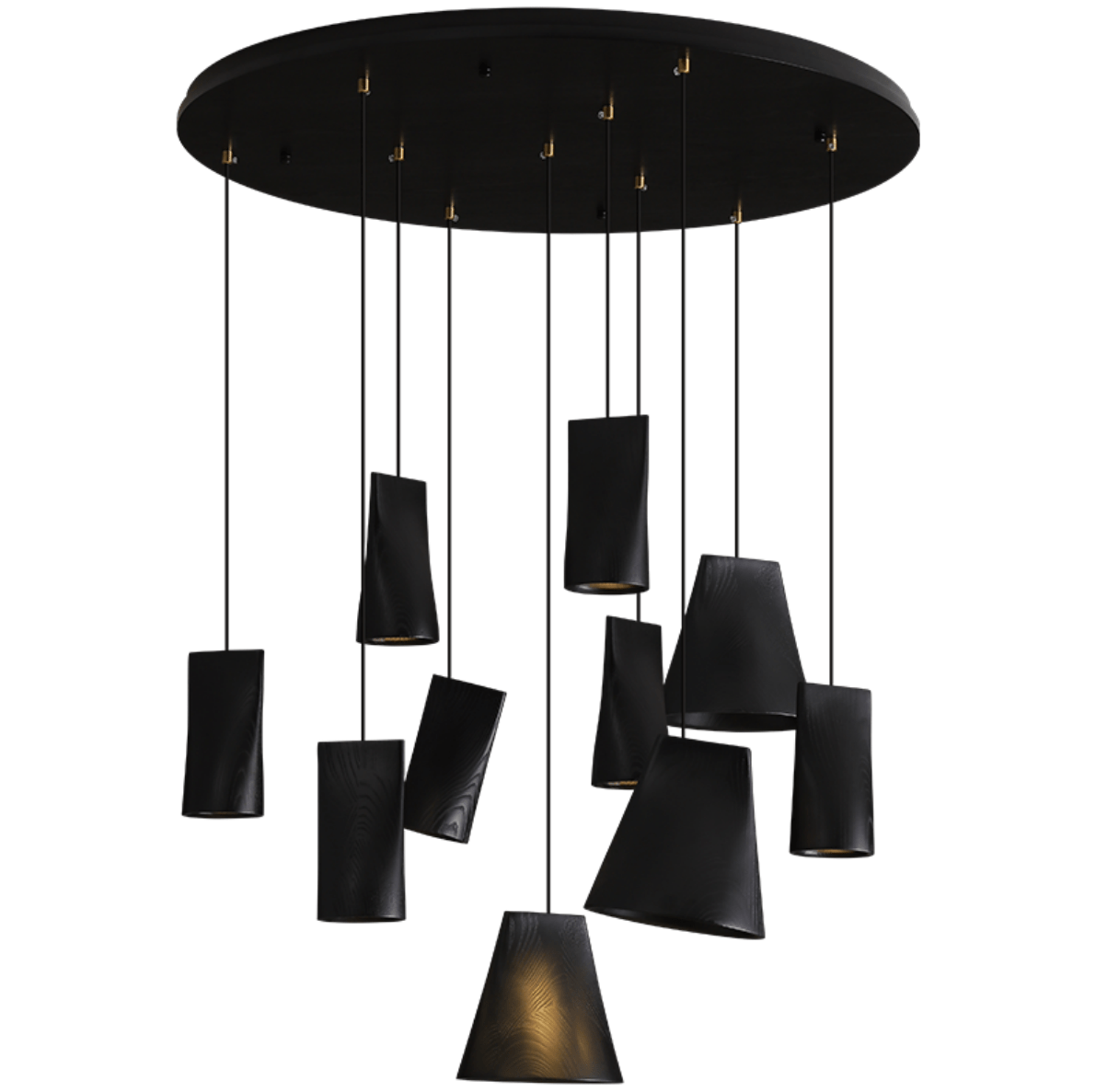 Nordic Tilted Wood Pendant Light - Vakkerlight