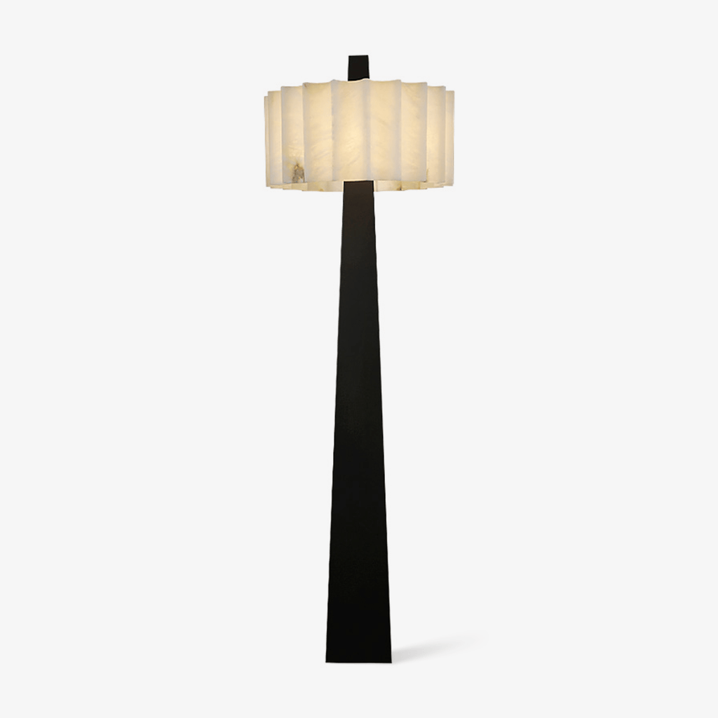 Напольный светильник Origami Pleat Alabaster