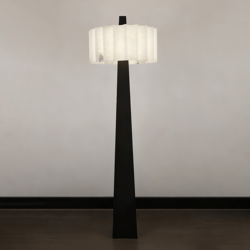 Напольный светильник Origami Pleat Alabaster