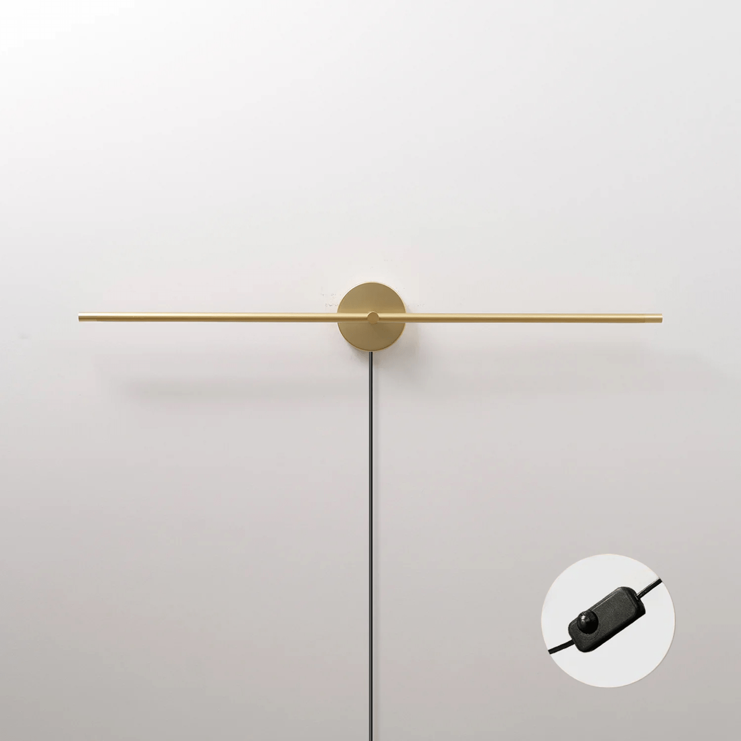 Minimalist Linear LED Plug - in Wall Lamp - DEPRIMO