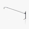 Black Long Arm Swing Arm Wall Lamp - Vakkerlight